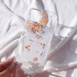 【初恋の朝】金木犀　iPhoneケース Android 全機種対応　スマホケース 3枚目の画像