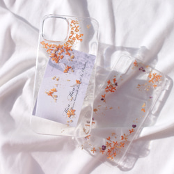 【初恋の朝】金木犀　iPhoneケース Android 全機種対応　スマホケース 4枚目の画像