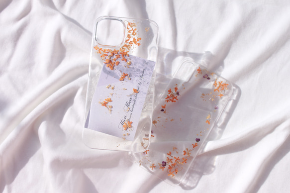 【初恋の朝】金木犀　iPhoneケース Android 全機種対応　スマホケース 4枚目の画像