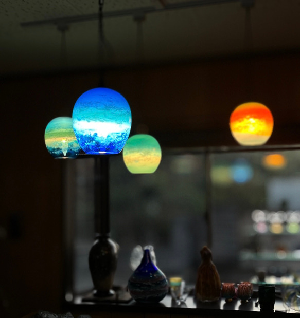 「それぞれの空」照明　ペンダントライト 16枚目の画像