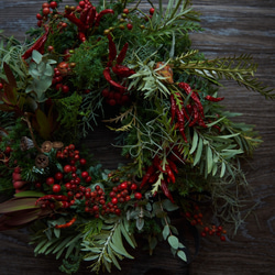 Red Christmas Wreath 4枚目の画像
