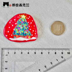 クリスマスブローチ「クリスマスツリー」 3枚目の画像