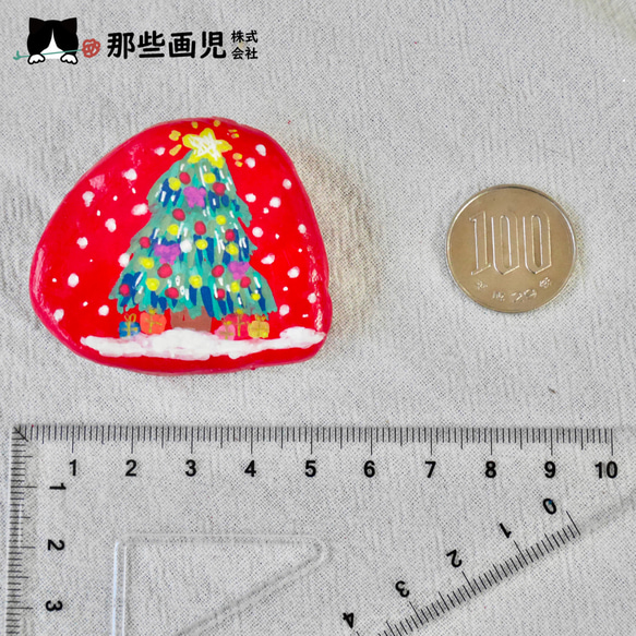 クリスマスブローチ「クリスマスツリー」 3枚目の画像
