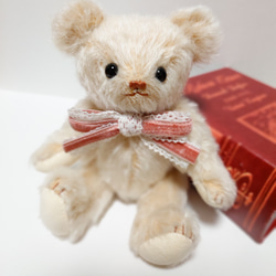 ラティニティモヘア アプリコット テディベア 19cm ぬいぐるみ