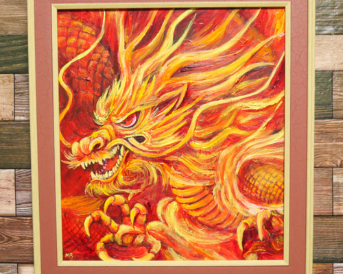 得竜 絵画 油絵 販売のア
