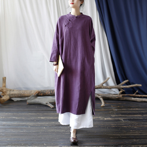 Nodress チャイナドレス ワンピース 黄色 ブローチ付き 激レア