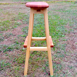 キッチンスツールケヤキ　キッチンスツール　スツール　キッチン　椅子　台所　木製 3枚目の画像
