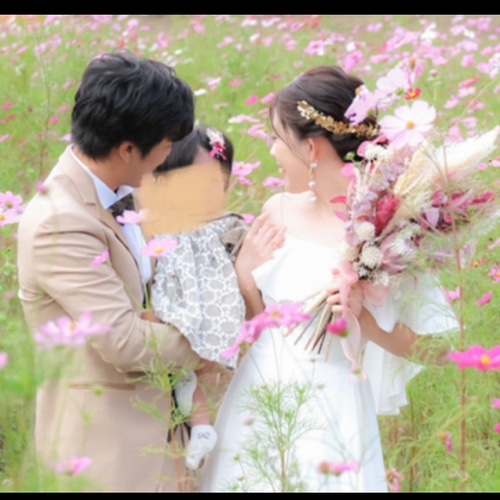 本物の紫陽花を使った世界で1つのカチューシャ風ヘッドドレス No.1