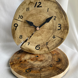 木製(ヒノキ)　置き時計　掛け時計　おまけの鍋敷② 5枚目の画像