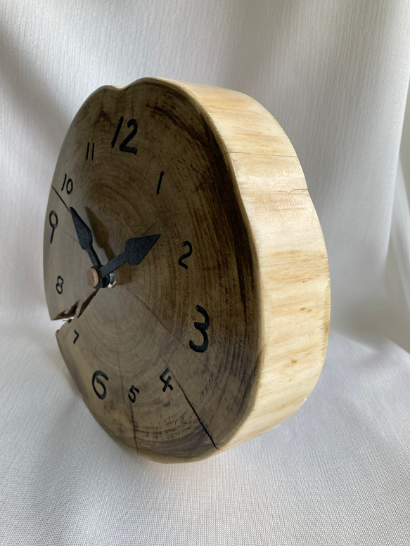 木製(ヒノキ)　置き時計　掛け時計　おまけの鍋敷② 6枚目の画像