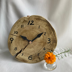 木製(ヒノキ)　置き時計　掛け時計　おまけの鍋敷② 1枚目の画像