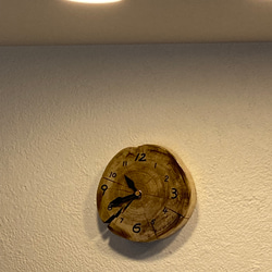 木製(ヒノキ)　置き時計　掛け時計　おまけの鍋敷② 9枚目の画像
