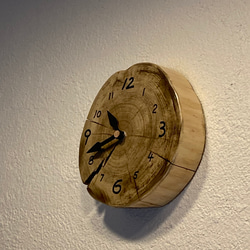 木製(ヒノキ)　置き時計　掛け時計　おまけの鍋敷② 10枚目の画像