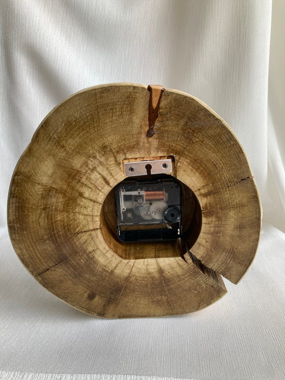 木製(ヒノキ)　置き時計　掛け時計　おまけの鍋敷② 8枚目の画像