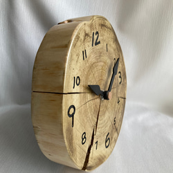 木製(ヒノキ)　置き時計　掛け時計　おまけの鍋敷② 7枚目の画像