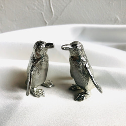 ペンギン　錫製動物シリーズ　植木鉢や本棚に 3枚目の画像