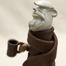 「乾杯」　陶製　創作オブジェ 3枚目の画像