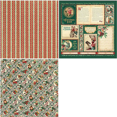 コラージュ 海外 背景紙 デザインペーパー 紙モノ クリスマス おすそ分け