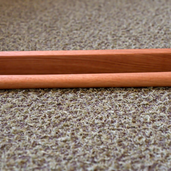 タオルハンガー　Ⅴ タモ1 木製 1枚目の画像