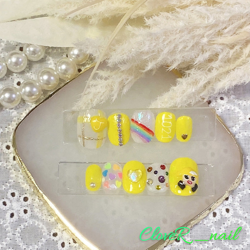 Tネイルチップ ♡ネイルチップ♡ | Knock knock.