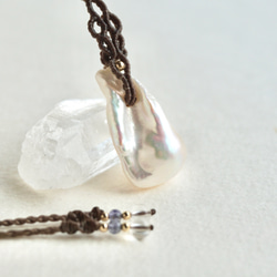 グリーンカイヤナイト マクラメ プチ ネックレス #373440 ネックレス