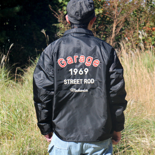 刺繍コーチジャケット （裏ボア） 《防風》 《保温》 《撥水