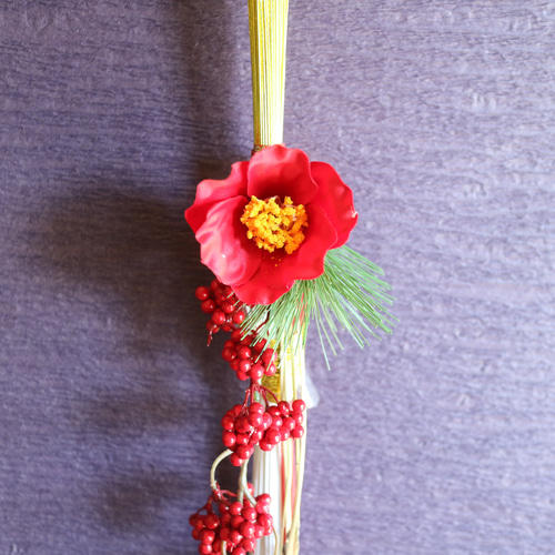 2024 シンプルモダン正月飾り 水引飾り 色違い3色 しめ縄・しめ飾り