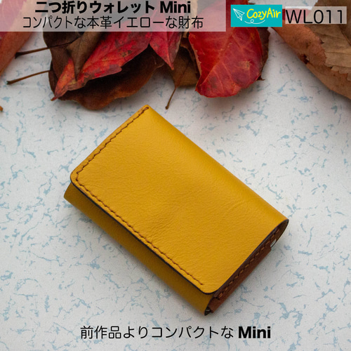 IACUCCI イアクッチ マルチ ウォレット 財布 二つ折り レザー イエロー IACUCCI イアクッチ マルチ ウォレット 財布 二つ折り レザー