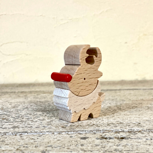 トナカイとサンタのセット置物　コストコKIRKLAND メリークリスマス トナカイとサンタのセット置物 コストコKIRKLAND メリークリスマス