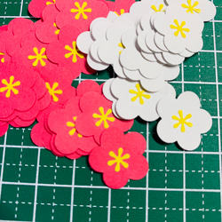 クラフトパンチひまわり(50枚×2色) その他素材 ひつじ 通販 9718671