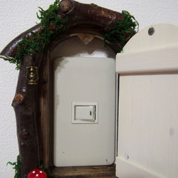 【コンセントカバー】可愛い妖精の扉付きスイッチ＆コンセントカバーボックス RW-ｍ1 6枚目の画像