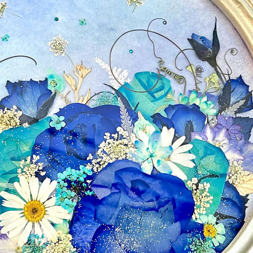 押し花アート 押し花額アート