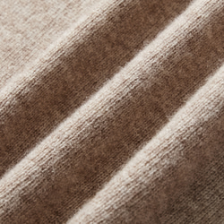 「No.1」可靠簡約設計羊毛針織品100%羊毛奶茶231110-1 第9張的照片