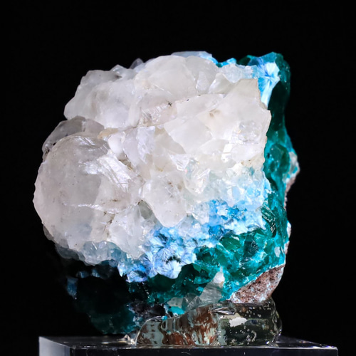 38g 唯一無二『光沢共生結晶美』天然 ダイオプテーズ＆シャッタ