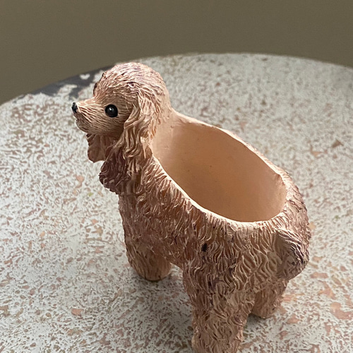 可愛いDOG犬型陶器鉢 》 観葉植物 多肉植物 お花の寄せ植えに