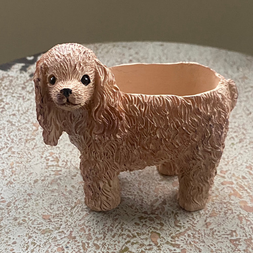 可愛いDOG犬型陶器鉢 》 観葉植物 多肉植物 お花の寄せ植えに