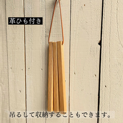 木製トリベット/鍋敷き　（オーク無垢材） 4枚目の画像