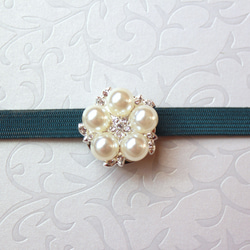 ●帯留/帯留め pearlFlower ume 1枚目の画像