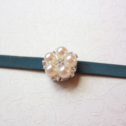 ●帯留/帯留め pearlFlower ume 6枚目の画像