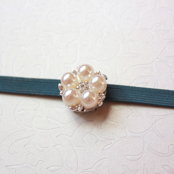 ●帯留/帯留め pearlFlower ume 6枚目の画像