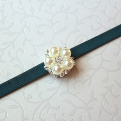 ●帯留/帯留め pearlFlower ume 3枚目の画像