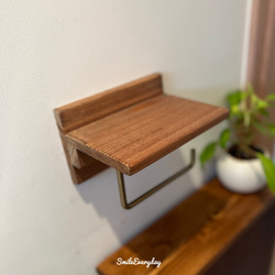 ひのき製トイレットペーパーホルダー Ver.13 バス・トイレ・洗面用品