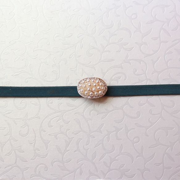 ●帯留/帯留め pave pearl 9枚目の画像