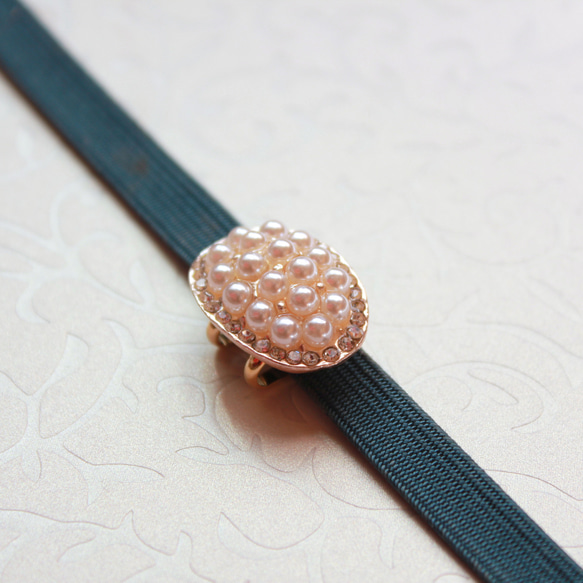 ●帯留/帯留め pave pearl 7枚目の画像
