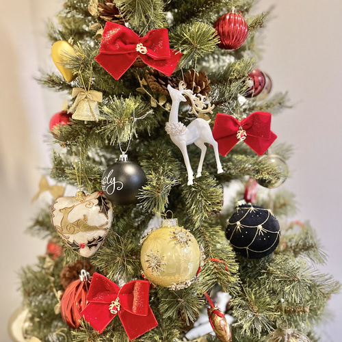 お歳暮・冬ギフト特集 2024 人気ランキング クリスマスツリー オーナメント リボン オーナメント クリスマス クリスマス
