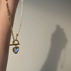 〝極小〟mini pearl   gold.necklace 6枚目の画像