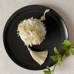 木ノ実のボールリース　フライングリース 2年前 木の実のフライングボール もっと作りやすく 模索中✂︎ #ドライ