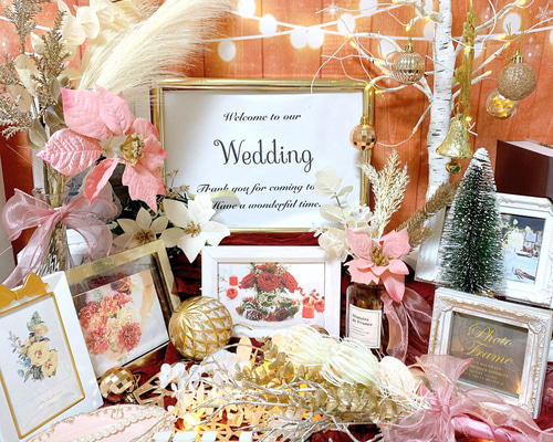 1名様限定 No.1058 クリスマスウェルカムスペース 結婚式 まとめ