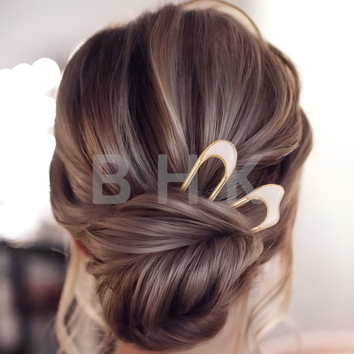 Silk Hana】No.65 金木犀のヘアクリップ ヘアクリップ・バナナ