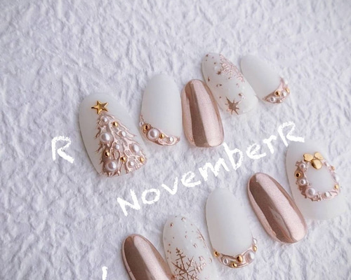 ネイルチップ♡専用ページ LA470☆クリスマスネイルチップ ネイルチップ（つけ爪） NovemberR